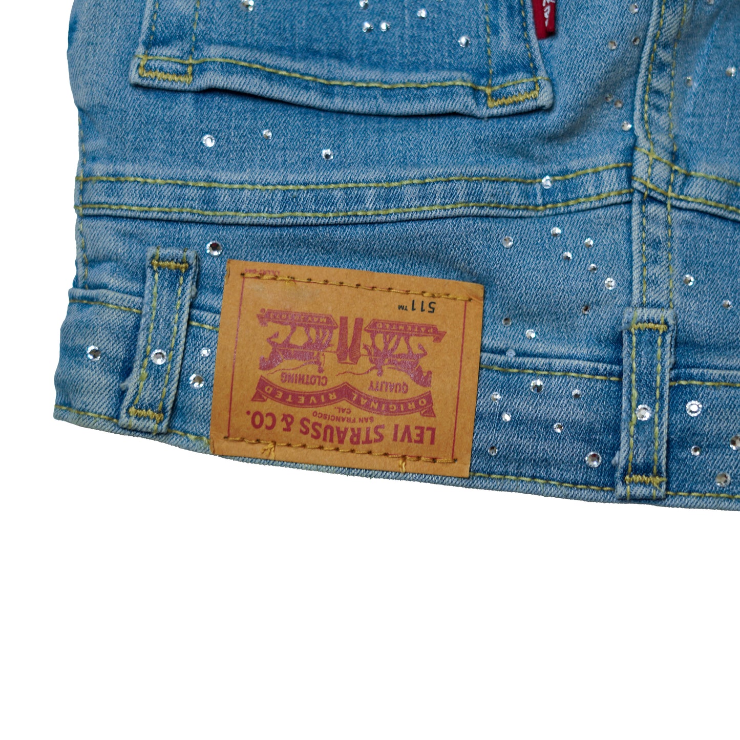 Reworked Denim Beanie