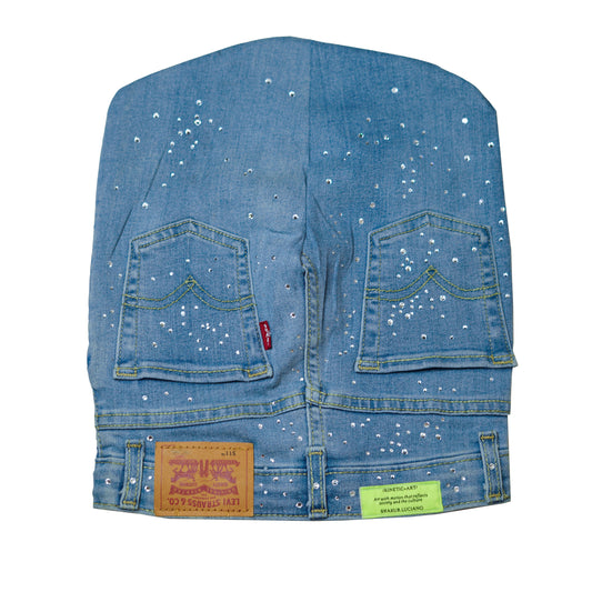 Reworked Denim Beanie