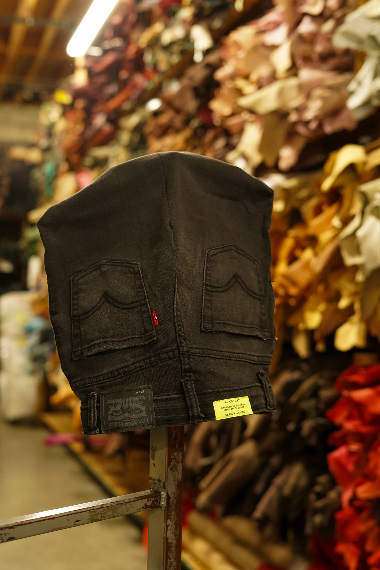 Reworked Denim Beanie