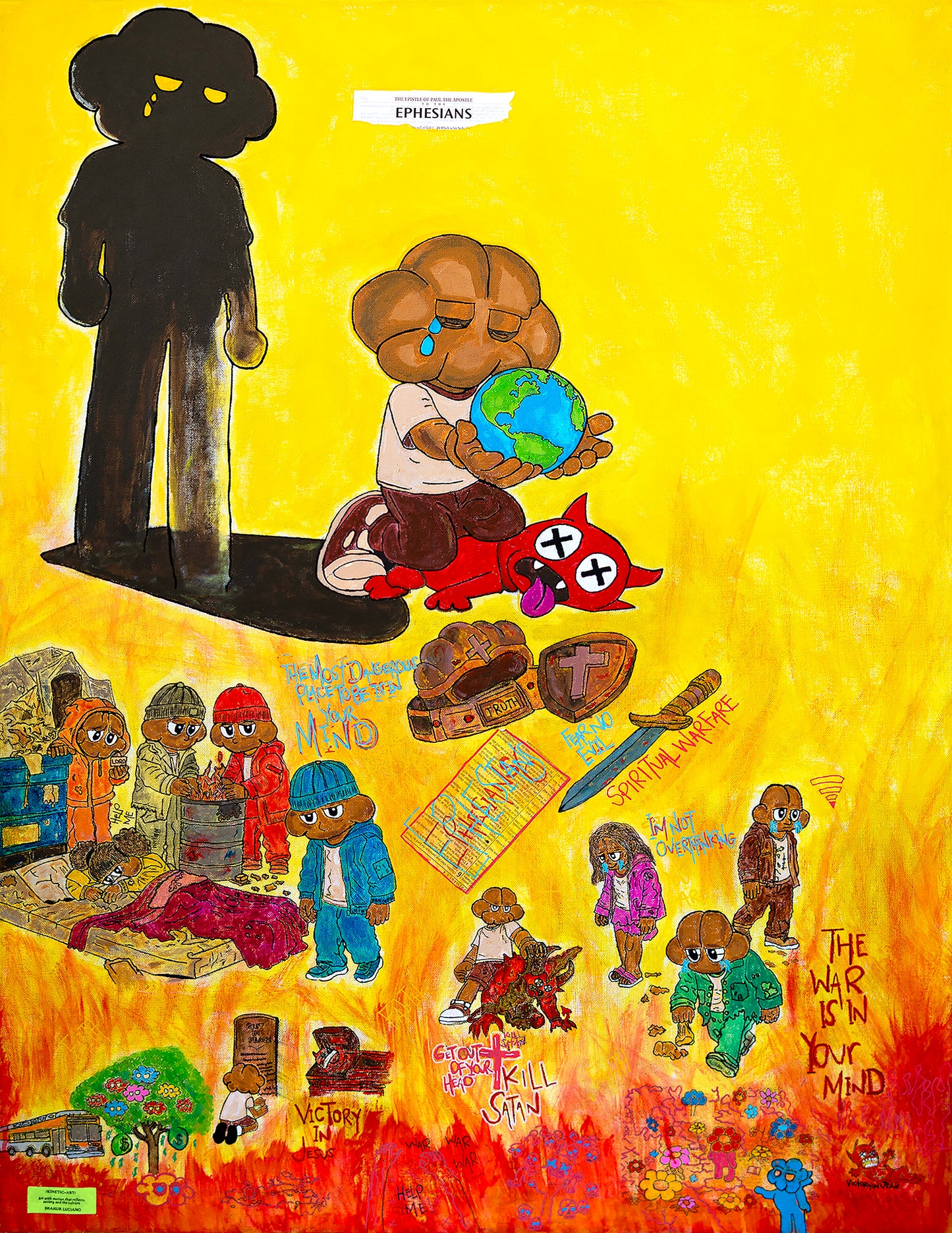 Spiritual Warfare Canvas