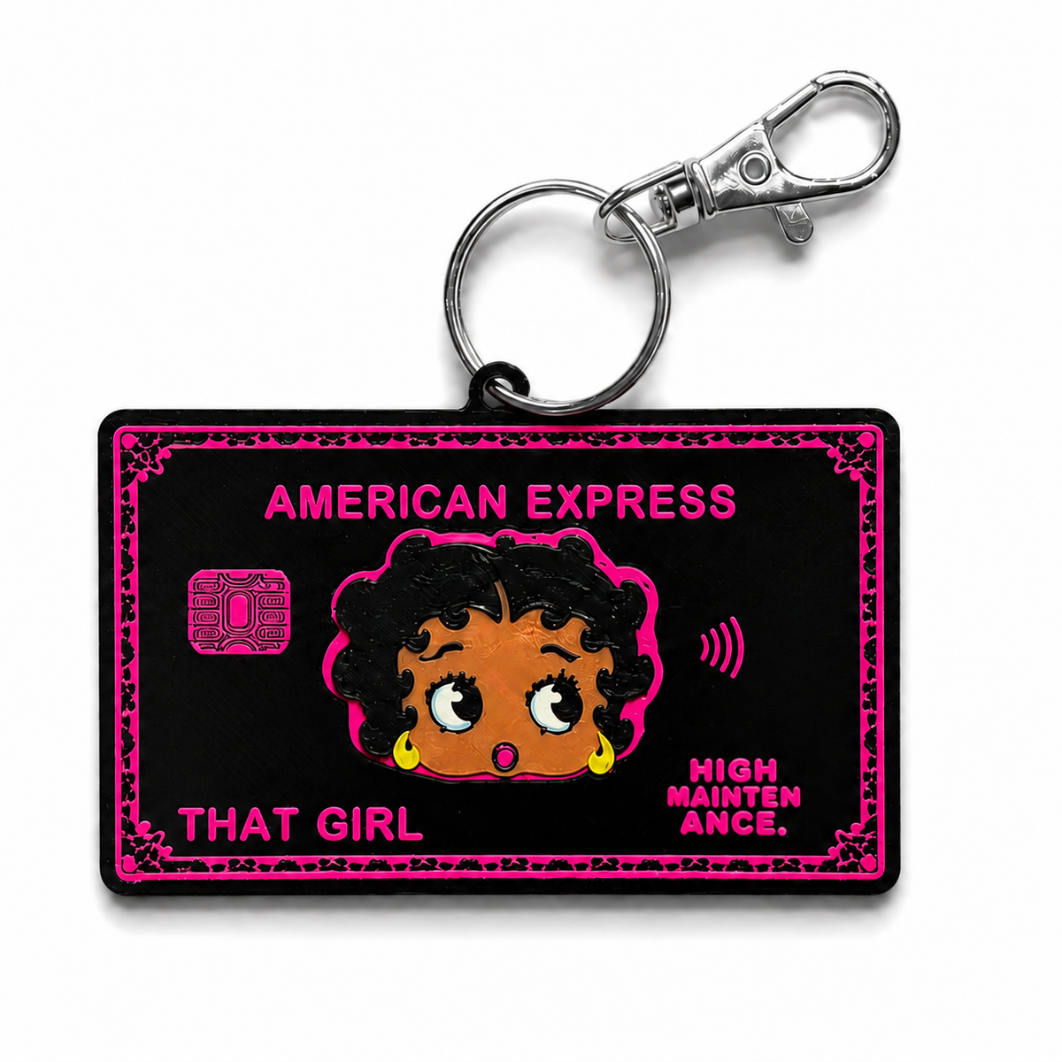 Betty Boop American Express Card Keychain