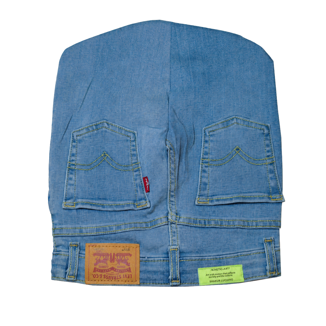 Reworked Denim Beanie