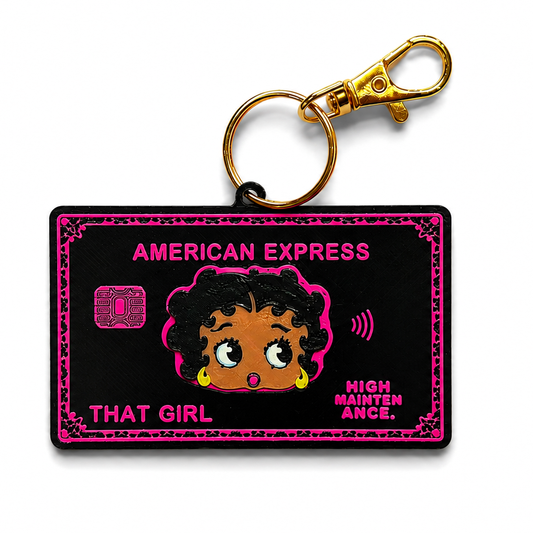 Betty Boop American Express Card Keychain