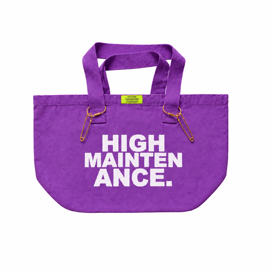 High Maintenance Cotton Tote Bag