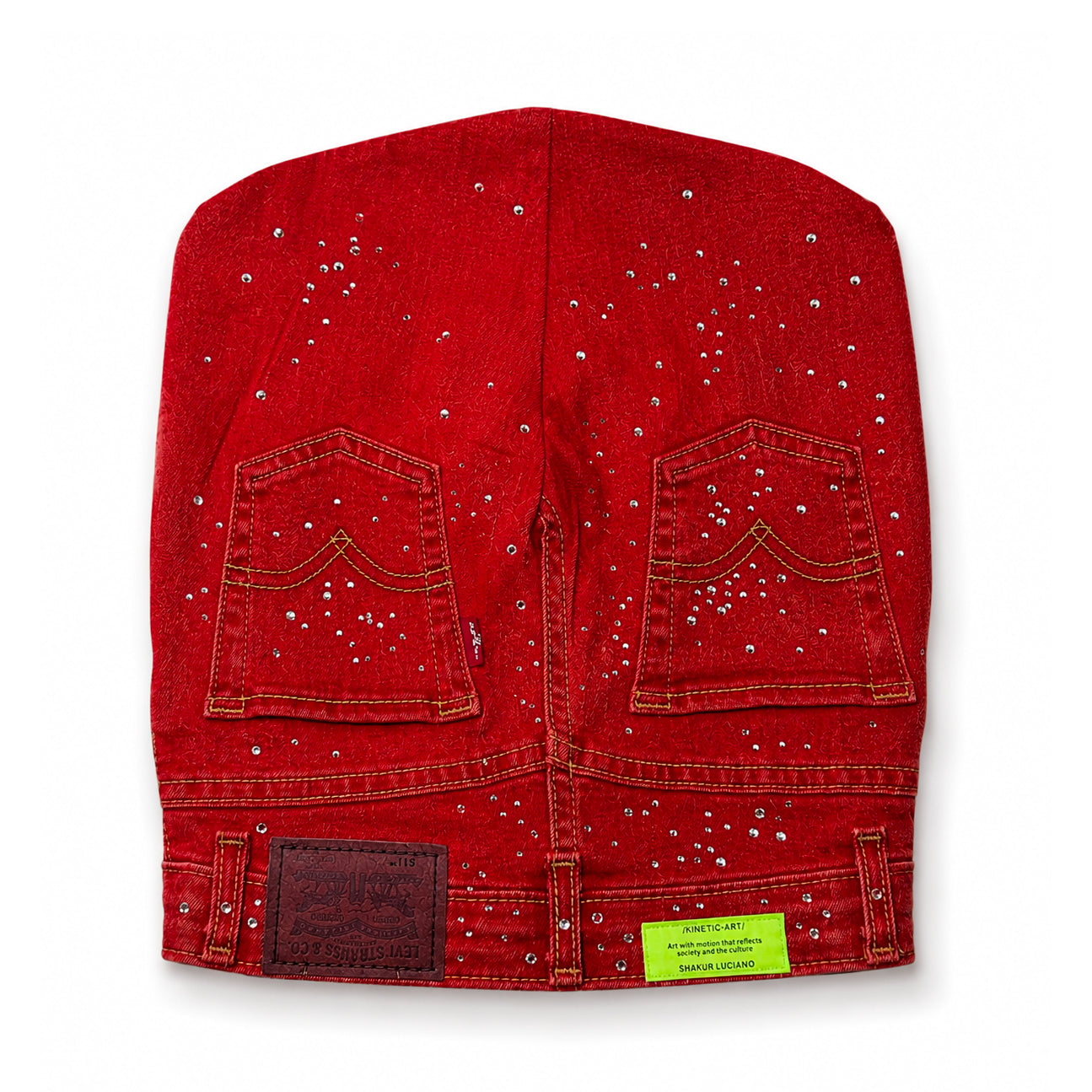 Reworked Denim Beanie