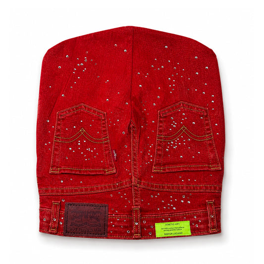Reworked Denim Beanie